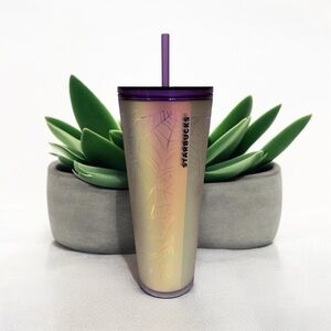 🌟SOLD🌟 Starbucks Purple Frosted Spider Web 2021 Halloween Soft Touch Tumbler